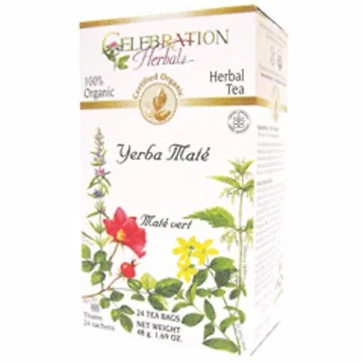 Organic Yerba Mate Tea 24 Bags By Celebration Herbals • £10.87