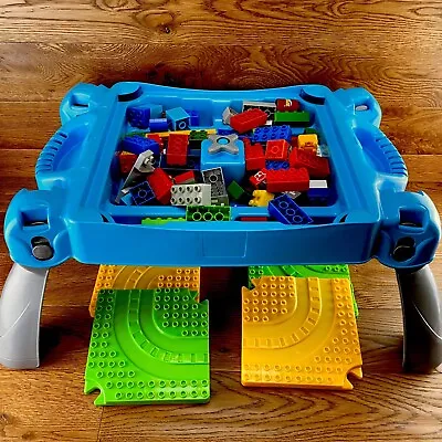 Mega Blocks Desk Table Full Of Bricks Building Blocks Kids Fun Toys Play Set • £19.99