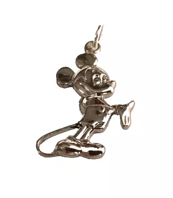 Disneys' Mickey Mouse 9.25 Sterling Silver Charm / Pendant • $14.95