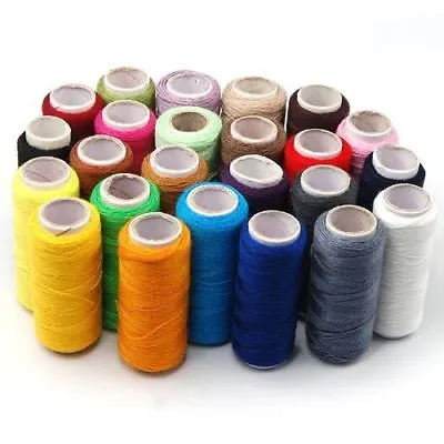 24 Colour Spools Finest Quality Sewing All Purpose 100% Pure Cotton Thread Reel • £3.99