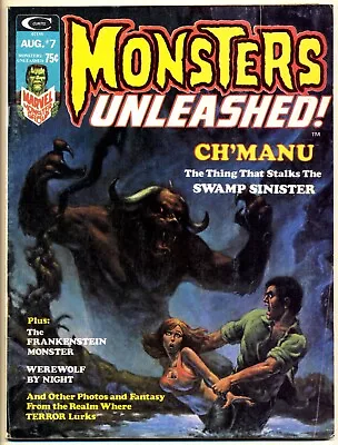 MONSTERS UNLEASHED #7 VG Marvel Comics Magazine 1974 • $20