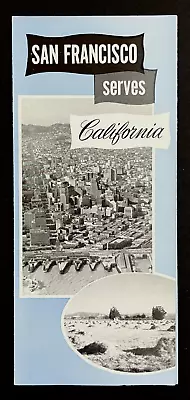 1950s San Francisco Serves California CA Vintage Travel Pamphlet Brochure CA • $13.50