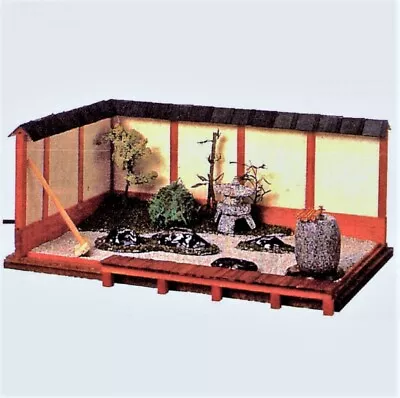 DIY Dollhouse Kit Japanese Garden TEIEN 1/12 Wooden Handcraft Miniature Funiture • $98.99