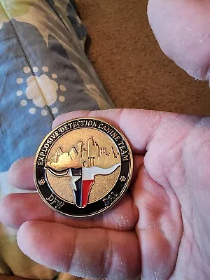 TSA Explosive Detection Canine Team Challenge Coin Airport DFW DAL EOD K-9 Bomb • $100