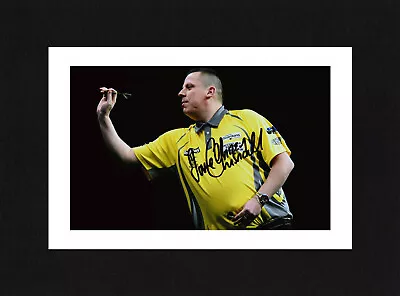 8X6 Mount DAVE CHISNALL Signed Autograph PHOTO Gift DARTS Ready To Frame • £7.49