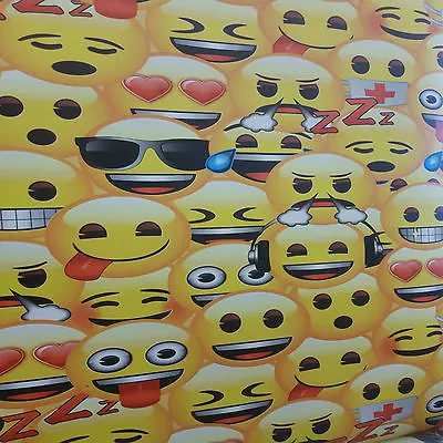 £9.99 • Buy Wallpaper Emoji Emojis Smiley Face Electronic Message Japanese Characters Kids