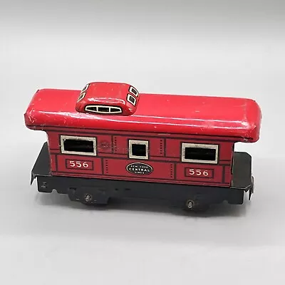 Vintage Marx New York Central Lines Tinplate Caboose 556 8 Wheels • $20