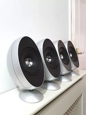 KEF HTS-3001 Silver Home Cinema Satellite Speakers X 4 • £119.90