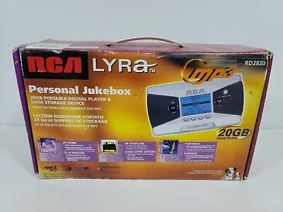 RCA Lyra RD2820 Personal Portable Jukebox 20GB MP3 Player Complete In Open Box • $249.99