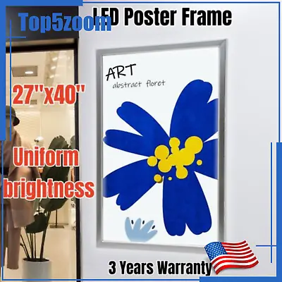 27 X40'' LED Poster Movie Frame Backlit Light Box Advertising Sign Display • $118.75