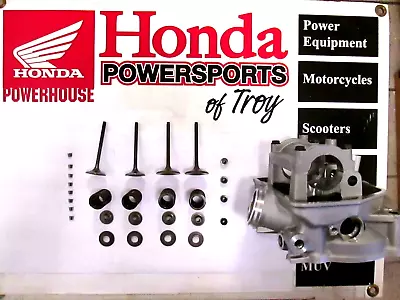 New Honda Oem Cylinder Head + Valve Kit 2015-2016 Crf450r **no Cheap Copies* • $759.95