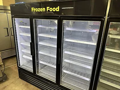 True GDM-72F-LD Glass Three 3 Door Reach In Freezer Merchandiser Made In The USA • $4499.99