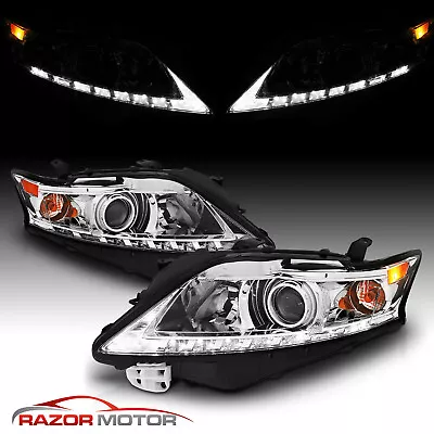 For 2010-2012 Lexus RX350 SUV LED Bar Projector Chrome Headlights Pair • $265.92