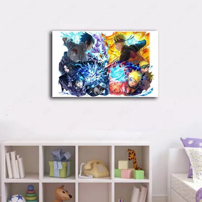 Framed Canvas Naruto Uzumaki Canvas Stretched Print Wall Art Home Decor • $44.99