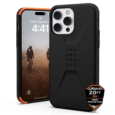 Urban Armor Gear (UAG) Civilian Tough Case For Apple IPhone 14 Pro Max - Black • £26.95