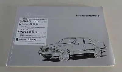 Operating Instructions Mercedes Benz C-Class W202 C180 / C200 / C 220 D Etc. 3/1995 • $26.48