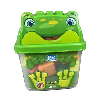 NEW Mega Bloks First Builders Friendly Frog 25 Piece Build Set 2018 Hard To Find • $21