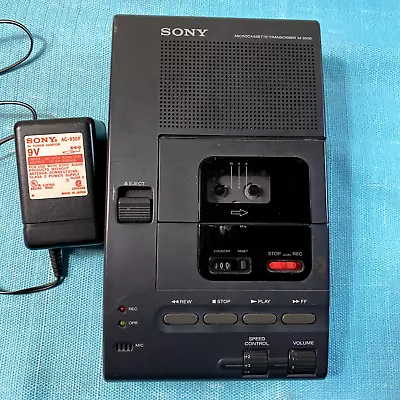 Sony M-2000 Desktop Cassette Transcriber/Recorder With AC Adapter READ DESC • $30
