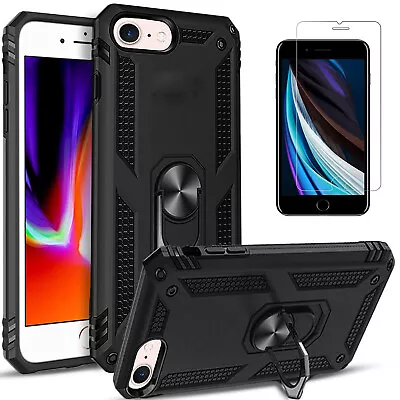 For IPod Touch 5th 6th 7th Gen Case Kickstand Cover + Tempered Glass Protector • $7.99