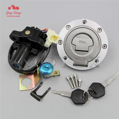 Ignition Switch Lock Fit For 2001-2003 Yamaha YZF R1 R6 Fuel Gas Cap Key Set • $32.49