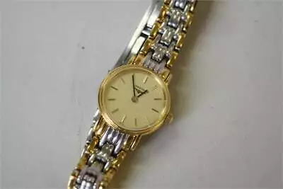 Longines  Presence  Womens Watch Two Tone 18ct Gold Plated Very  Good Condition • £249.99