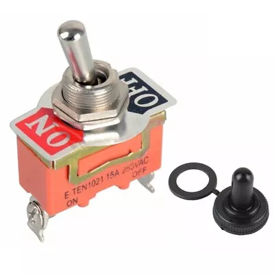 1 PCS Heavy Duty Toggle Switch 12V ON/OFF Car SPST Missile Type Waterproof Cover • $6.05