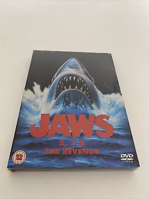 Jaws 2/Jaws 3/Jaws: The Revenge DVD. Brand New Factory Sealed • £14.62