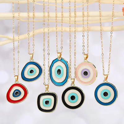 $2.25 • Buy Charm Hamsa Evil Eye Lucky Greek Turkish Choker Necklace Pendant Jewellery Gift