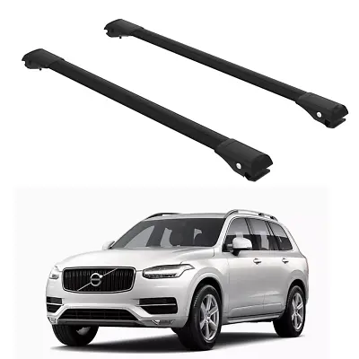 Roof Rack Cross Bars To Volvo XC90 Since 2015 Black Set 2 Pcs • $115