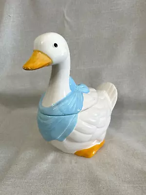 Vintage Swan / Duck Ceramic Cookie Jar. Welcome Tiawan With Box • $24