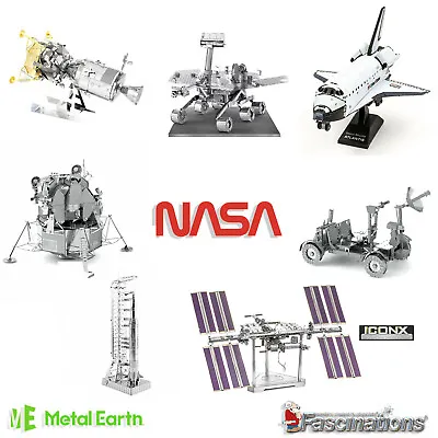 £34.95 • Buy Metal Earth 3D NASA Laser Cut Steel Kit Model New UK DIY Space Shuttle Official