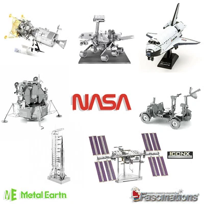 £34.95 • Buy Metal Earth 3D NASA Laser Cut Steel Kit Model New UK DIY Space Shuttle Official