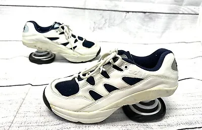$59 • Buy Z Coil Freedom Classic Orthopedic Shoes US Size 8 Men's White Blue Fast Ship