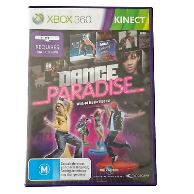 Dance Paradise Xbox 360 Game Kinect Complete W Manual Music Singing As New 13 • $10.28