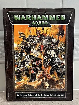 Games Workshop: Warhammer 40000 Rule Book (1999 Ed) • £16