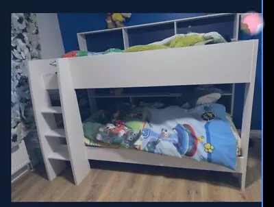 £140 • Buy Kids Tam Tam Bunk Bed In White With Reversible Colour Shelves