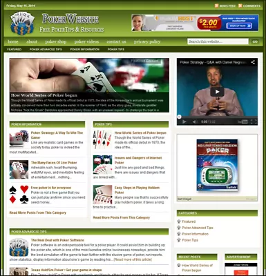 Make Money Poker Guide - Affiliate Website For Sale - Free Installation • $9.99
