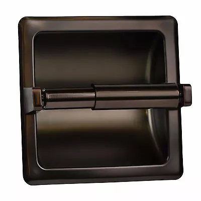 $20.99 • Buy Oil Rubbed Bronze - Recessed Toilet Paper Holder
