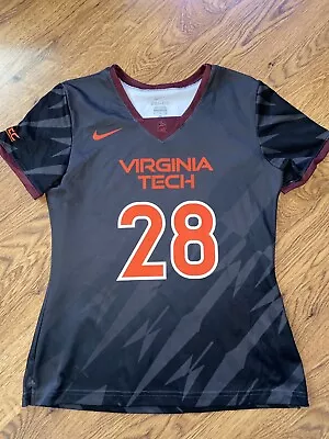 2018 Nike Virginia Tech Hokies #28 Taylor Caskey Worn Womens Lacrosse Jersey • $34.99