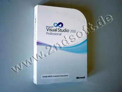 £237.84 • Buy Microsoft Visual Studio 2010 Professional Full Version, English, Sku:C5E-00521