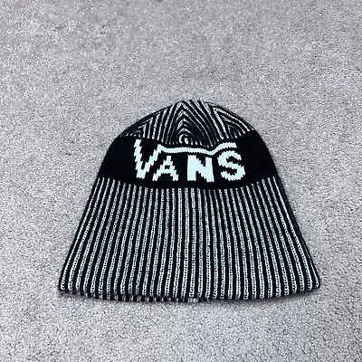 Vans Beanie Hat Men’s Black White One Size • $10.99