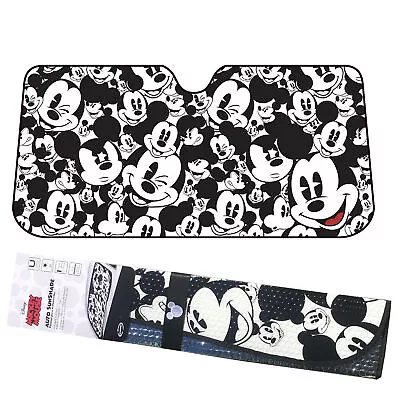 New Walt Disney Mickey Mouse Car Truck Windshield Folding Sun Shade Large Size • $25.49