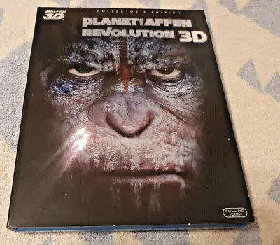Planet Der Affen Revolution [2 Blu-rays] 3D [Collector's Edition] Im Pappschuber • £9.29