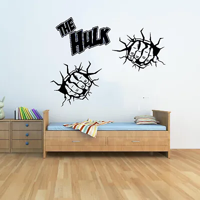 £12.99 • Buy Hulk Fist Cracked Wall Decal WALL STICKER Art Decor Kids Marvel Avengers WC205