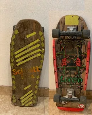 Vintage 80's Lucero Schmitt Stix Skateboard OG Not Reissue Indy Trucks OJ Wheels • $499.99