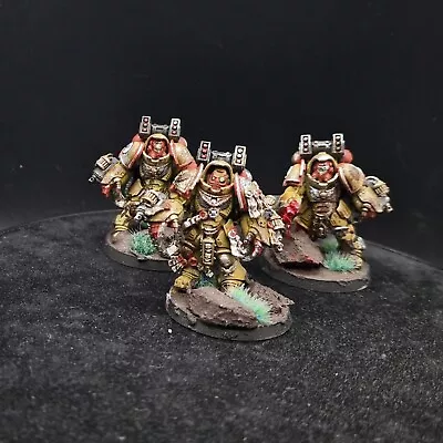 Painted Warhammer 40k Imperial Fists Primaris Aggressors ×3 A1 Games Workshop • £40.78