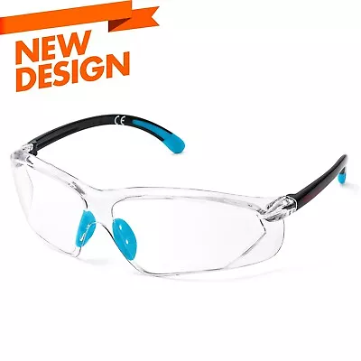 SAFEYEAR Safety Glasses Clear Lens Anti Fog Scratch Resistant UV Protection NEW • $15.99