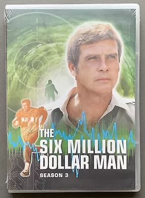 SIX MILLION DOLLAR MAN 1975-1976 Season 3 DVD 2012 6-disc Set Brand New Sealed • $10