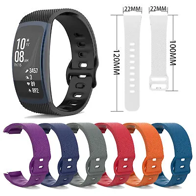 TPU Watchband Strap Band For Samsung Gear Fit2 SM-R360 Fit2 Pro SM-R365 • $8.09