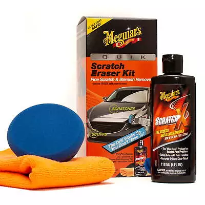 Meguiar’s Quik Scratch Eraser Kit Off WhiteLiquid – Car Scratch Remover1 Pack • $17.97